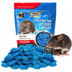 No Pest | Brodifacoum | 0,025g | Blokken | Sterk | 1 kg